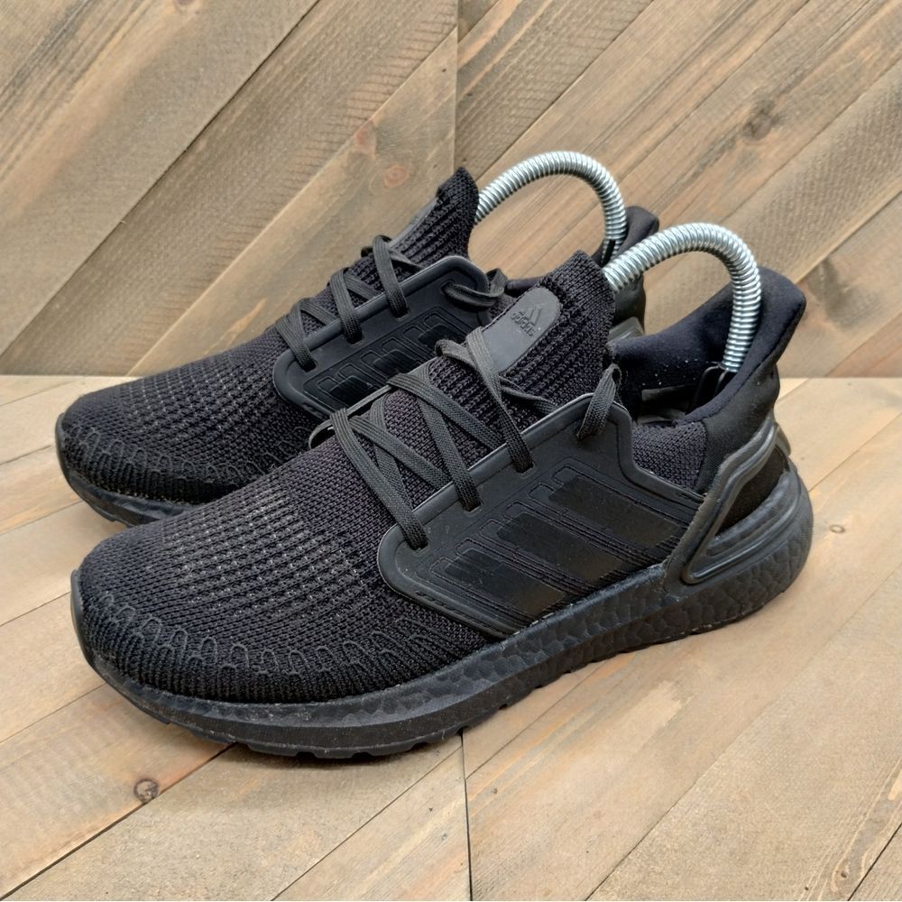 Adidas UltraBoost‎ 20 Running Shoes Womens Size 6.5 Triple Black Athleisure
